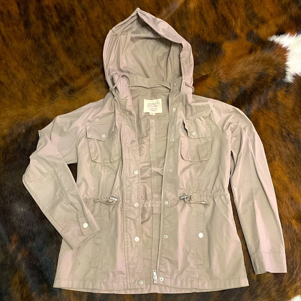 Neutral Light Mauve Lightweight Jacket- Size M